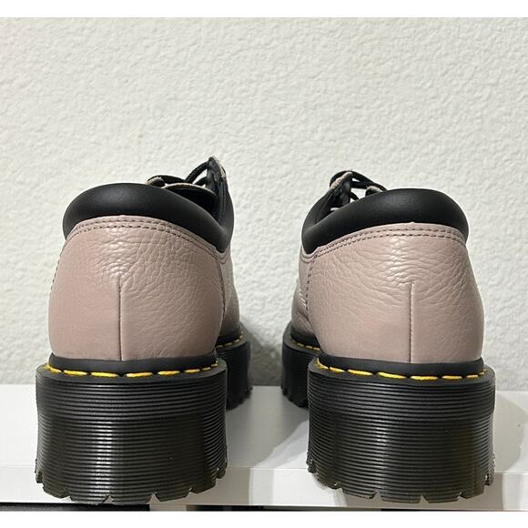 NEW Dr. Martens 8053 Quad Smooth Platform Derby Taupe Neutral Y2K Utility Sz 12 - Picture 8 of 9